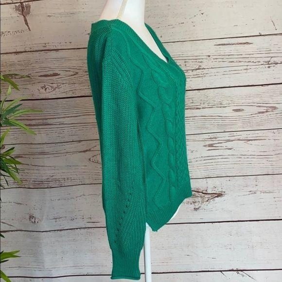 ABOUND Cable Knit V-Neck Sweater NWT - Picture 5 of 11